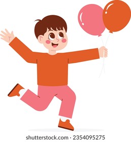 Kids Playing While Studying Illustration