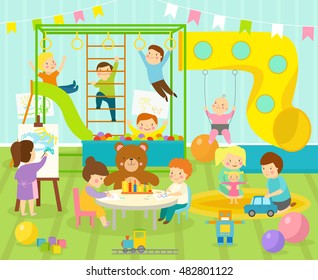 Indoor Playground Images, Stock Photos & Vectors 