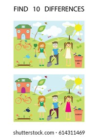 Kids Printable Game vector illustration