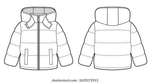 Kids puffer winter down coat