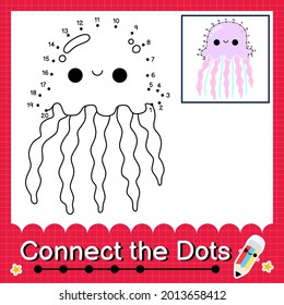 kids puzzle connect the dots worksheet for children counting numbers 1 to 20
