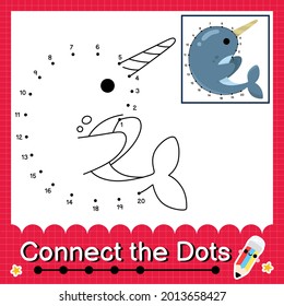 kids puzzle connect the dots worksheet for children counting numbers 1 to 20