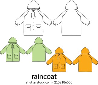 3,121 Raincoat vector art Images, Stock Photos & Vectors | Shutterstock