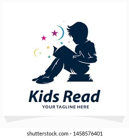 Kids Read Logo Design Template