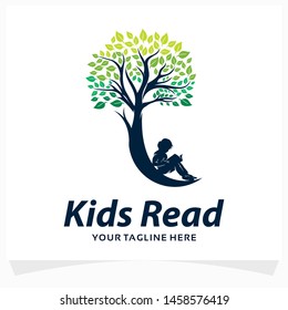 Kids Read Logo Design Template
