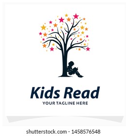Kids Read Logo Design Template