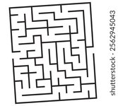 Kids riddle maze puzzle labyrinth vector illustration