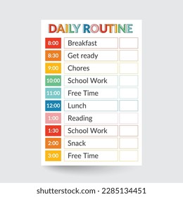  Gráfico de rutina para niños,Rutina diaria,Rutina matutina,Gráfico de rutina para niños,Programación diaria para niños,Rastreador rutinario,Rastreador de tareas diario,Organizador diario