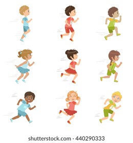 Girl Running Drawing Images Stock Photos Vectors Shutterstock