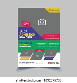 Kids School Admission Flyer Template