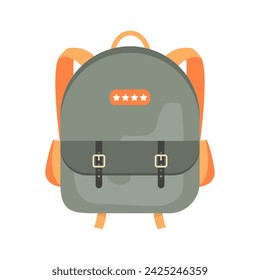 Kids School Bag Flat Vector Artwork