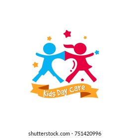 Kids School, Day Care Logo