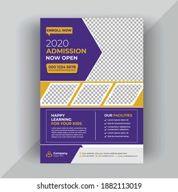 Kids School Education Flyer Template