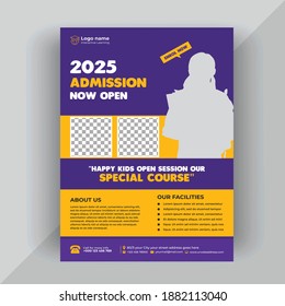 Kids School Education Flyer Template