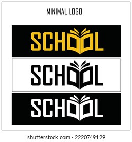 KIDS SCHOOL MINIMAL LOGO DESIGN