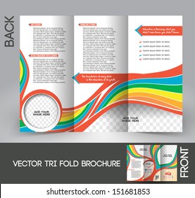 Kid's School Tri-Fold  Mock up & Brochure Design 