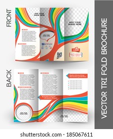 Kid's School Tri-Fold Mock up & Brochure Design 