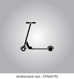 Kids Scooter Icon.