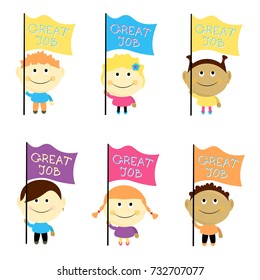 Great Job Stickers Images Stock Photos Vectors Shutterstock