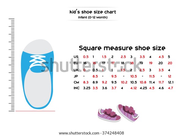 Infant Shoe Size Chart