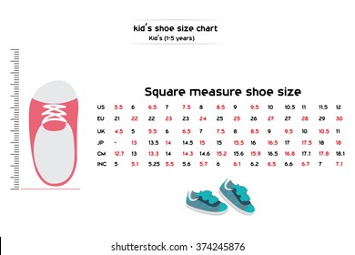 Footwear Size Chart Us To Uk