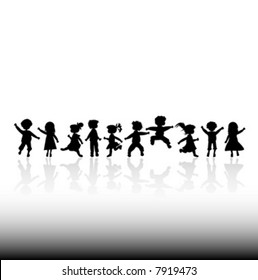 kids silhouettes