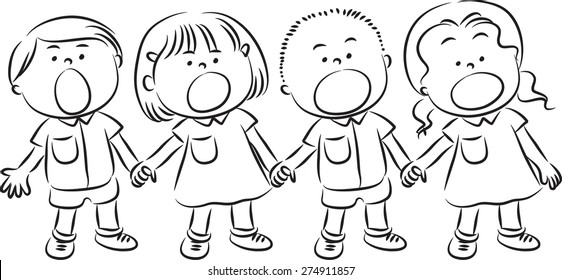 kids singing and talk