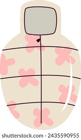 Ilustración vectorial del saco de dormir para niños