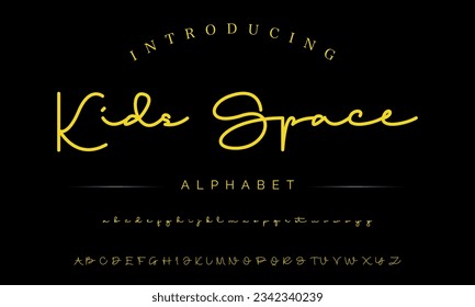 Kids Space Bold y alfabetos de script. Duo de fuentes vectoriales.