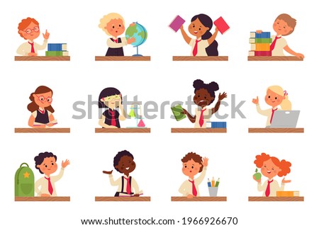 Image, Stock Photo To Do School