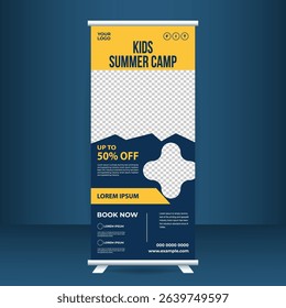 Kids Summer Camp Advertising Banner