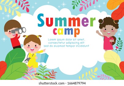 4,704 Kids Summer Camp Template Images, Stock Photos & Vectors ...