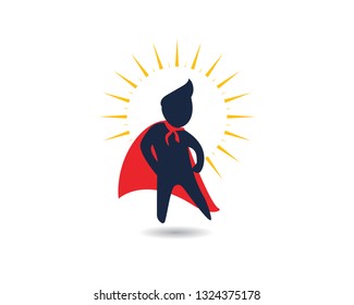 kids super concept vector illustration icon design