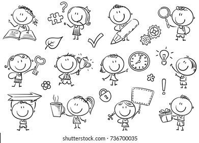 Royalty Free Boy Pencil Cartoon Stock Images Photos