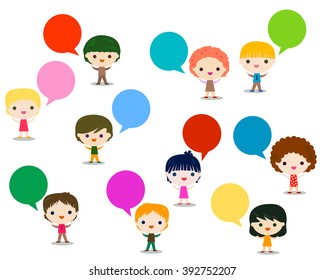 kids talking