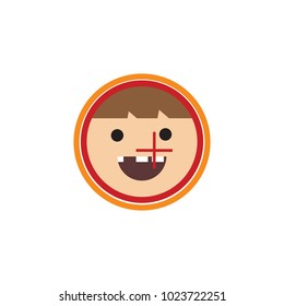 Kids Target Logo icon design