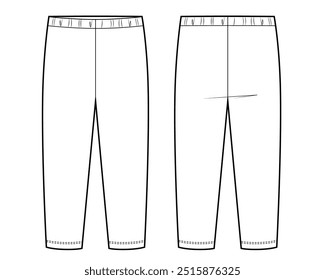 Niños y adolescentes pantalones deportivos sketch plano