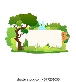 kids template with a place for text.