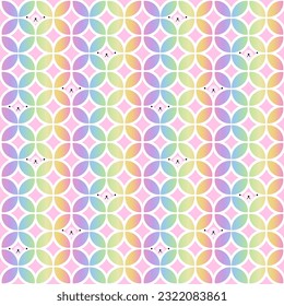 Niños de diseño abstracto sin costuras de patrón textil color arcoiris rosa con osos faciales sobre fondo rosa 