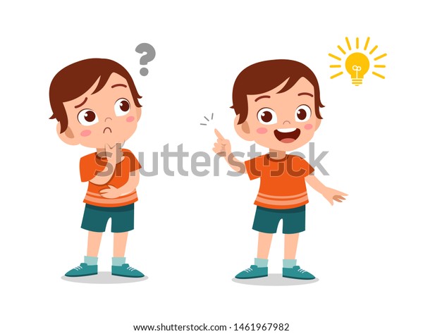 Suchen Sie Nach Kinder Die Idee Einer Vektorgrafik Denken Stockbildern In Hd Und Millionen Weiteren Lizenzfreien Stockfotos Illustrationen Und Vektorgrafiken In Der Shutterstock Kollektion Jeden Tag Werden Tausende Neue Hochwertige Bilder Hinzugefugt