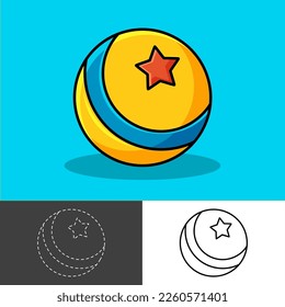 kids toy ball vector design collection