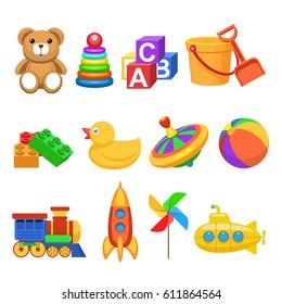 Kids Playing Toys Vector Art, Icons, and Graphics for Free Download