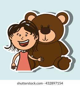 kids and toys design 