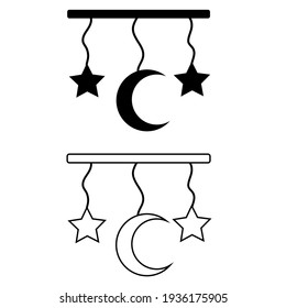 Kids toys icon vector set. Baby illustration sign collection. child symbol or logo.