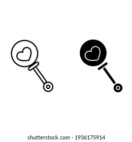 Kids toys icon vector set. Baby illustration sign collection. child symbol or logo.