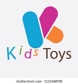 kids toys slogan vector illustration