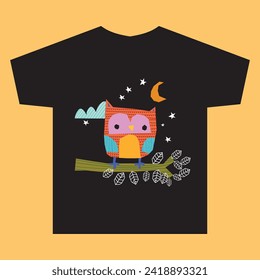 kids t-shirt cute design for printing