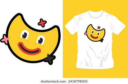 diseño de camisetas para niños Formas gráficas coloridas, ilustración vectorial para camisetas