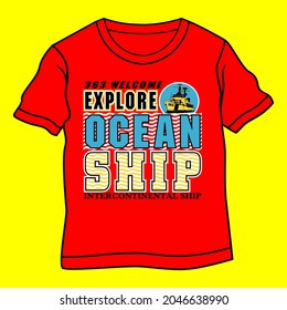 kids t-shirt design for printing