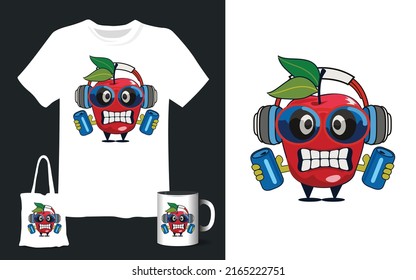 kids t-shirt, mug, bag design